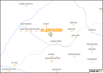 map of Al Qarārah