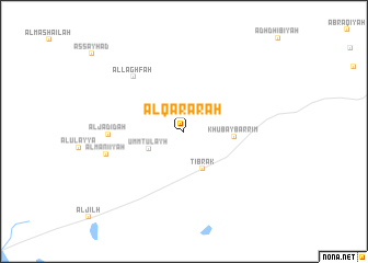 map of Al Qarārah