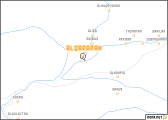 map of Al Qarārah