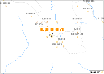 map of Al Qarawayn