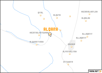map of Al Qar‘āʼ