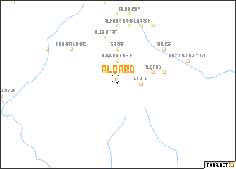 map of Al Qarḑ