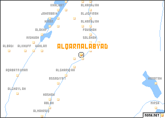 map of Al Qarn al Abyaḑ