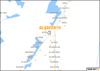 map of Al Qarnayn
