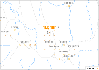 map of Al Qarn