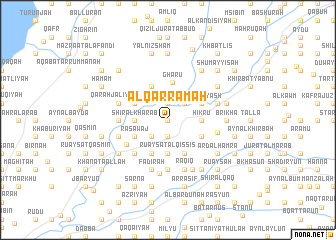 map of Al Qarrāmah