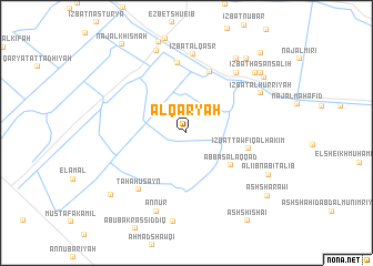 map of Al Qaryah