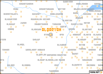 map of Al Qaryah