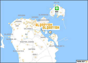 map of Al Qaryah