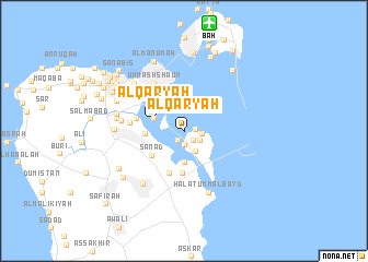 map of Al Qaryah