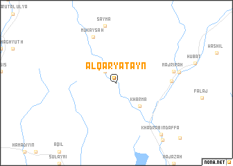 map of Al Qaryatayn