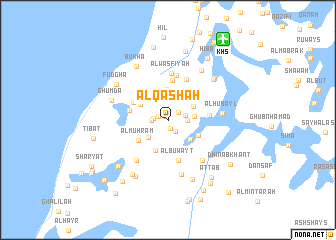 map of Al Qash‘ah