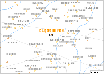 map of Al Qāsimīyah