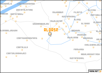 map of Al Qaşr