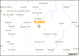 map of Al Qaşr