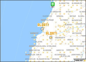 map of Al Qāţi‘