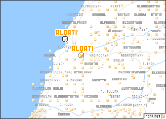 map of Al Qāţi‘