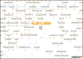 map of Al Qaţlabah