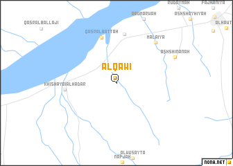 map of Al Qaw‘ī