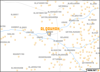 map of Al Qawmah