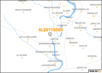 map of Al Qayyārah