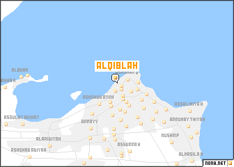 map of Al Qiblah