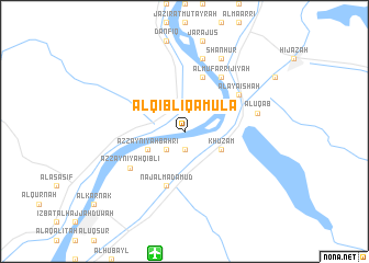 map of Al Qiblī Qamūlā