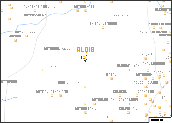map of Al Qīb