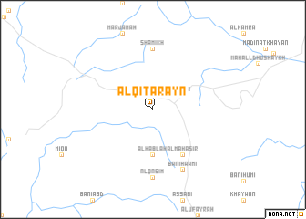 map of Al Qiţārayn