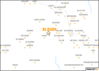 map of Al Qū‘ah