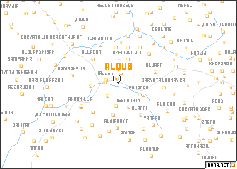 map of Al Qub‘