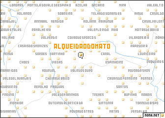 map of Alqueidão do Mato