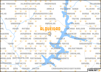 map of Alqueidão