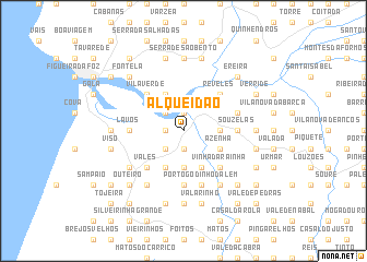 map of Alqueidão