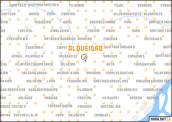 map of Alqueidão