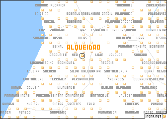 map of Alqueidão