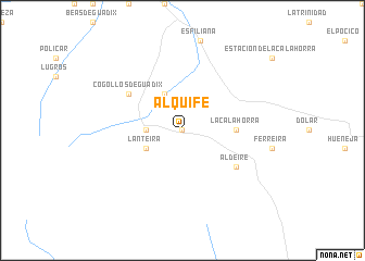 map of Alquife