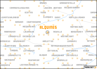 map of Alquines