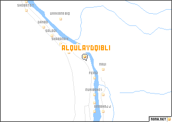 map of Al Qulayd Qiblī