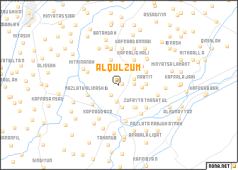 map of Al Qulzum