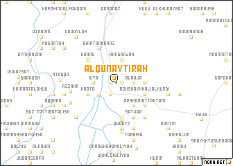 map of Al Qunayţirah