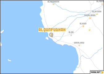 map of Al Qunfudhah