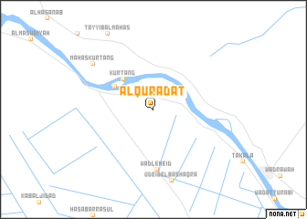 map of Al Qurādāt