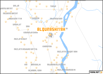 map of Al Qurashīyah