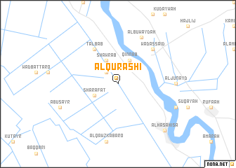 map of Al Qurashī