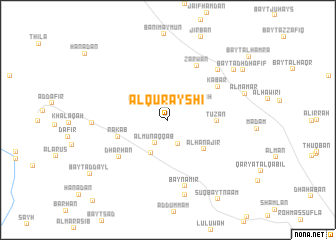 map of Al Qurayshī