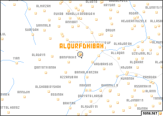 map of Al Qurf Dhībah