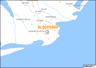 map of Al Qurna‘ah