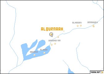 map of Al Qurna‘ah