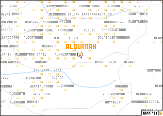 map of Al Qurnah